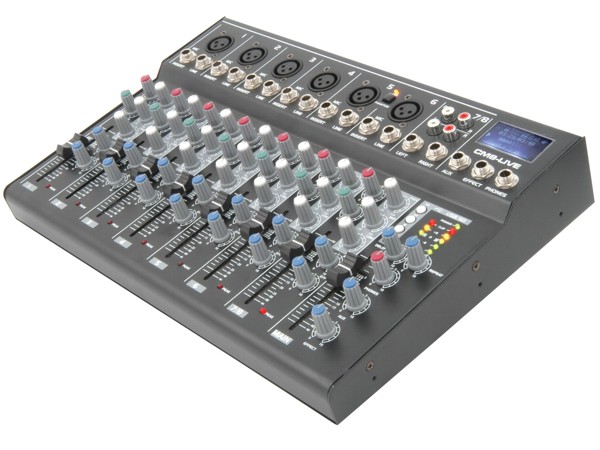 AV CM8 mixny pult + USB/SD player