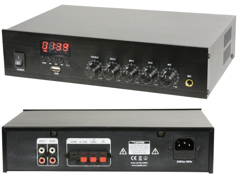 AV DM25BT stereo zosilňovač BT, USB, FM