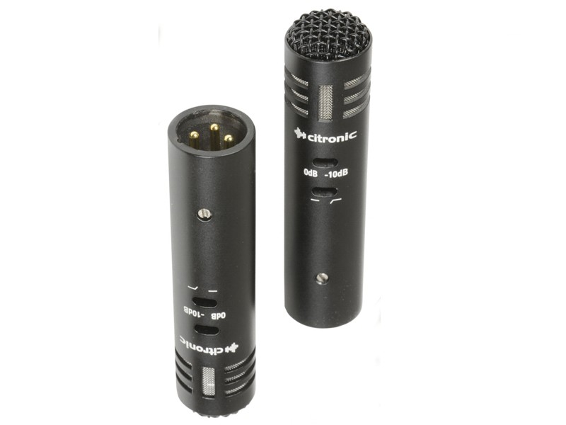 AV mini kondenzátorový mikrofón 2ks