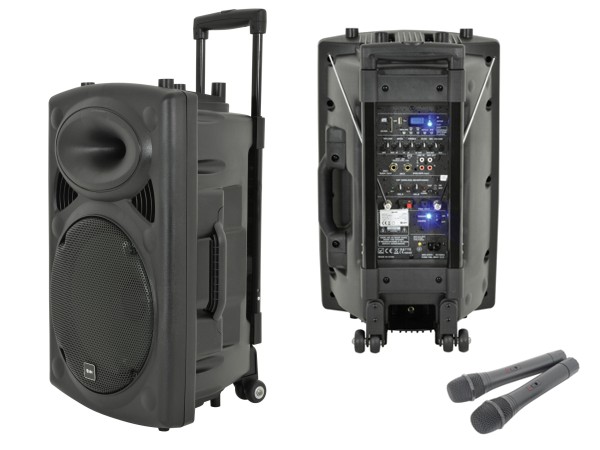 Akumulátorový prenosný systém 250W + FM/BT