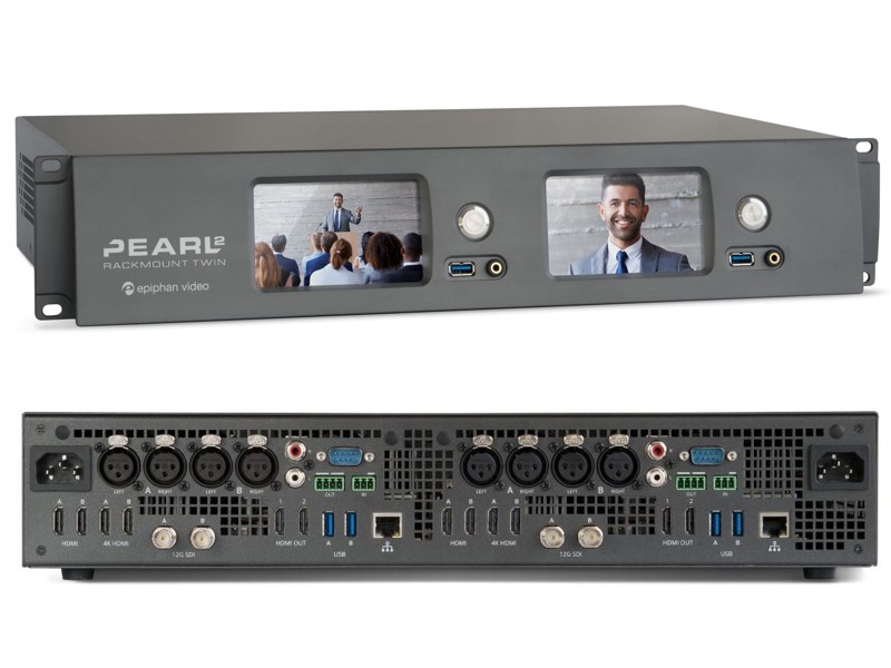 Epiphan Pearl-2 Rackmount Twin 4K