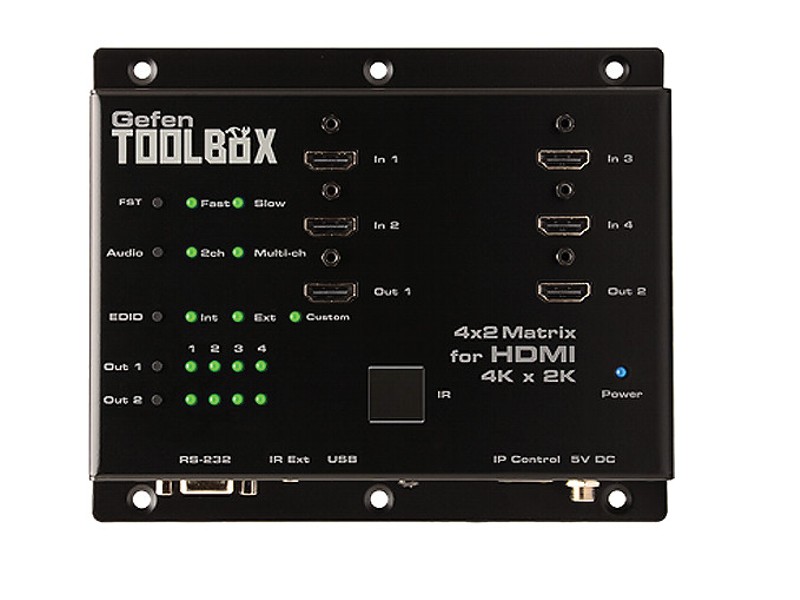 Gefen 4K Ultra HD 4x2 HDMI matrix switch