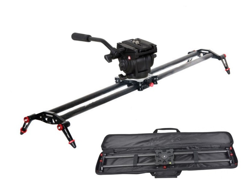 Vertx JYD1000CF Slider 100cm + videohlava