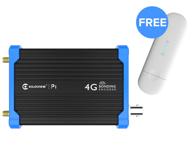 Kiloview P1 HD 3G-SDI Wireless 4G-LTE Bonding Video Encoder