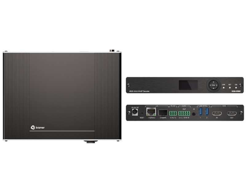Kramer KDS-17DEC 4K60 4:4:4 AVoIP dekder