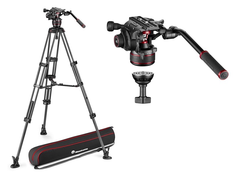 Manfrotto 608 + Alu Twin tripod MS