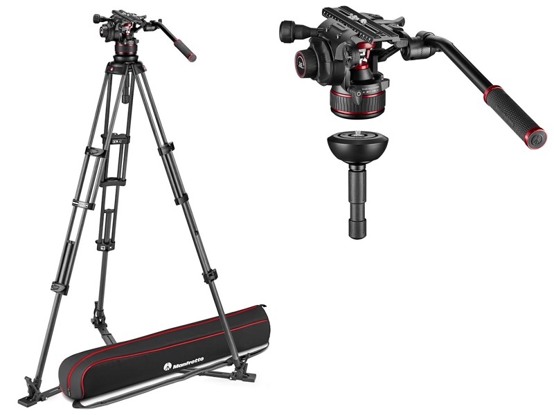 Manfrotto 612 + CF Twin tripod GS