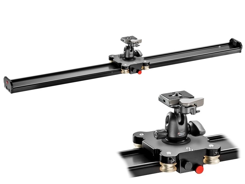 Manfrotto video slider 100cm + hlava 494