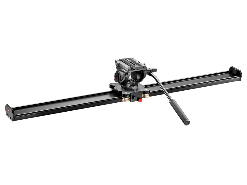 Manfrotto video slider 100cm + hlava 500