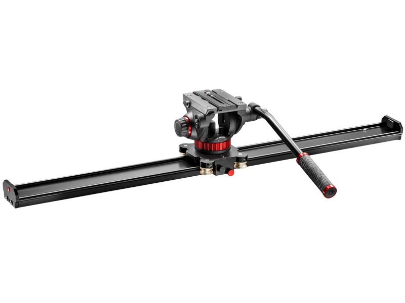 Manfrotto video slider 100cm + hlava 502