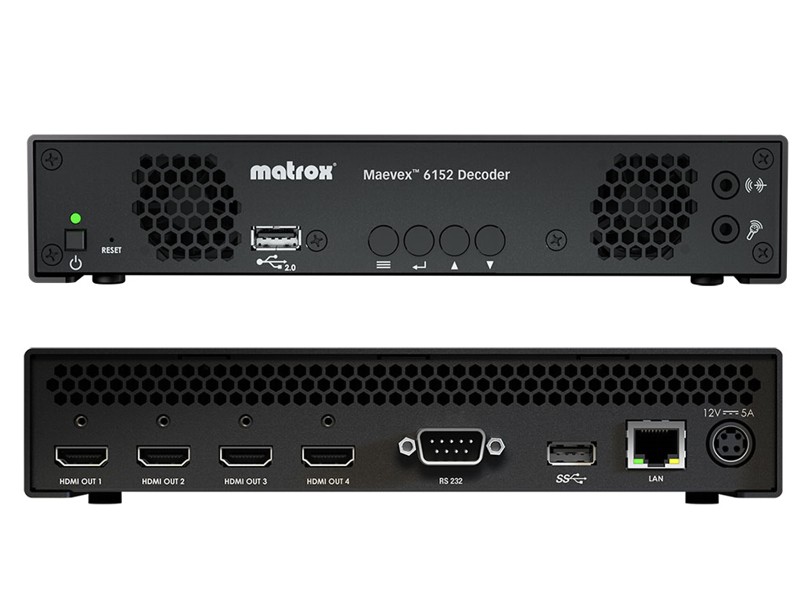 Matrox Maevex 6152 Quad 4K HDMI Decoder