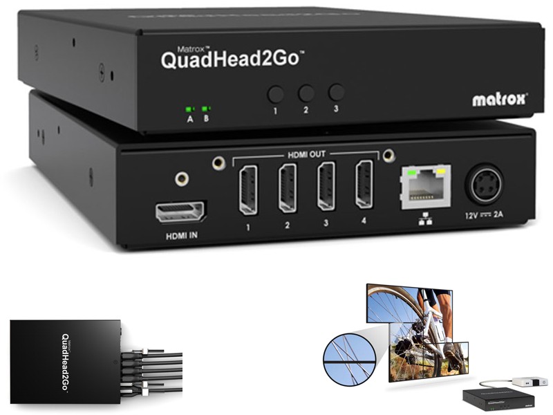 Matrox QuadHead2Go 4K (DP/HDMI)
