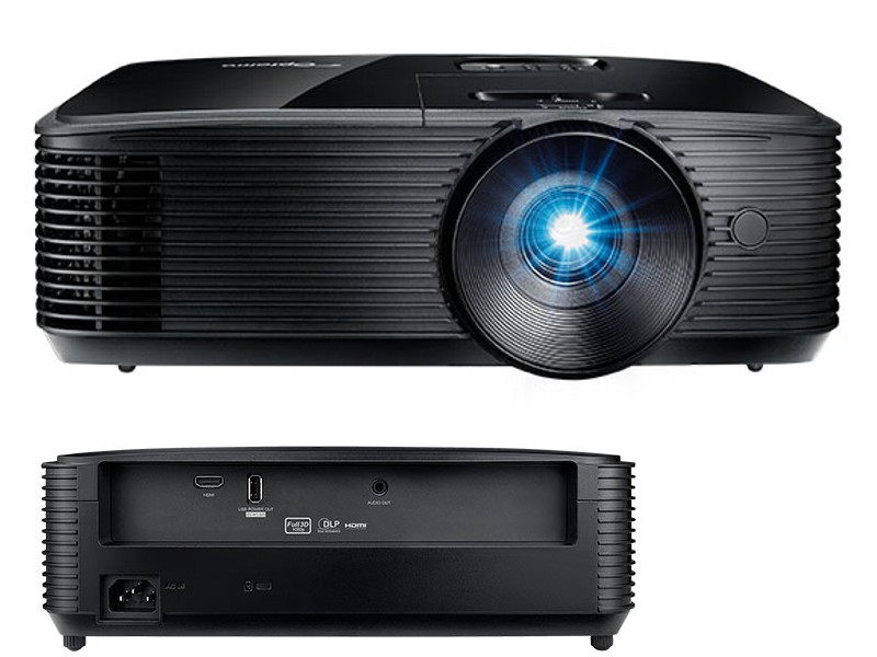 Optoma HD25-LV DLP Projector 3500 ANSI Home Theater Full HD 3D 1080p HDMI  Bundle