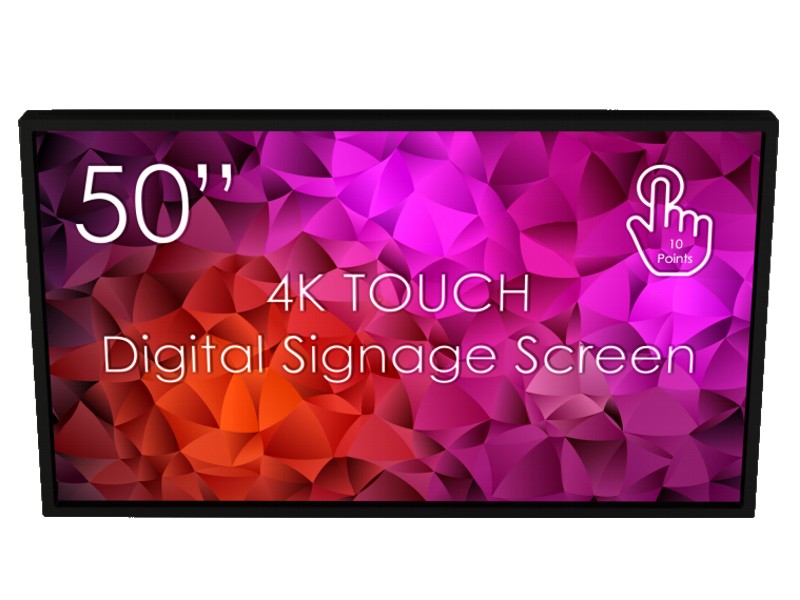 Digital Signage Touch monitor 50" 4K