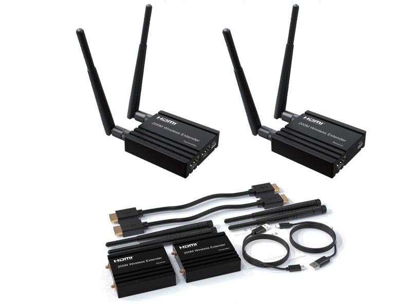 HDMI bezdrôtový extender 200m  HDMI bezdrôtový extender 200m